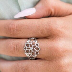10 rings for $15 PRANA PARADISE Silver Tone NEW Paparazzi Ring